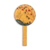 Acer Leaf Print Marquetry Hand Mirror
