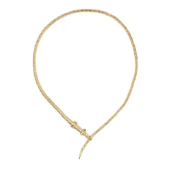 Alligator Wrap Thin Necklace