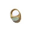 Aquamarine Yam Ring