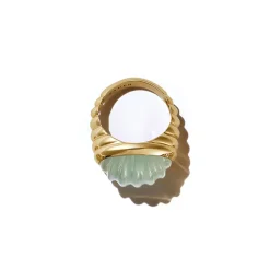 Aquamarine Yam Ring