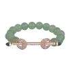 Aventurine & Diamond Chakra Bracelet