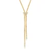 Baguette Bolo Necklace