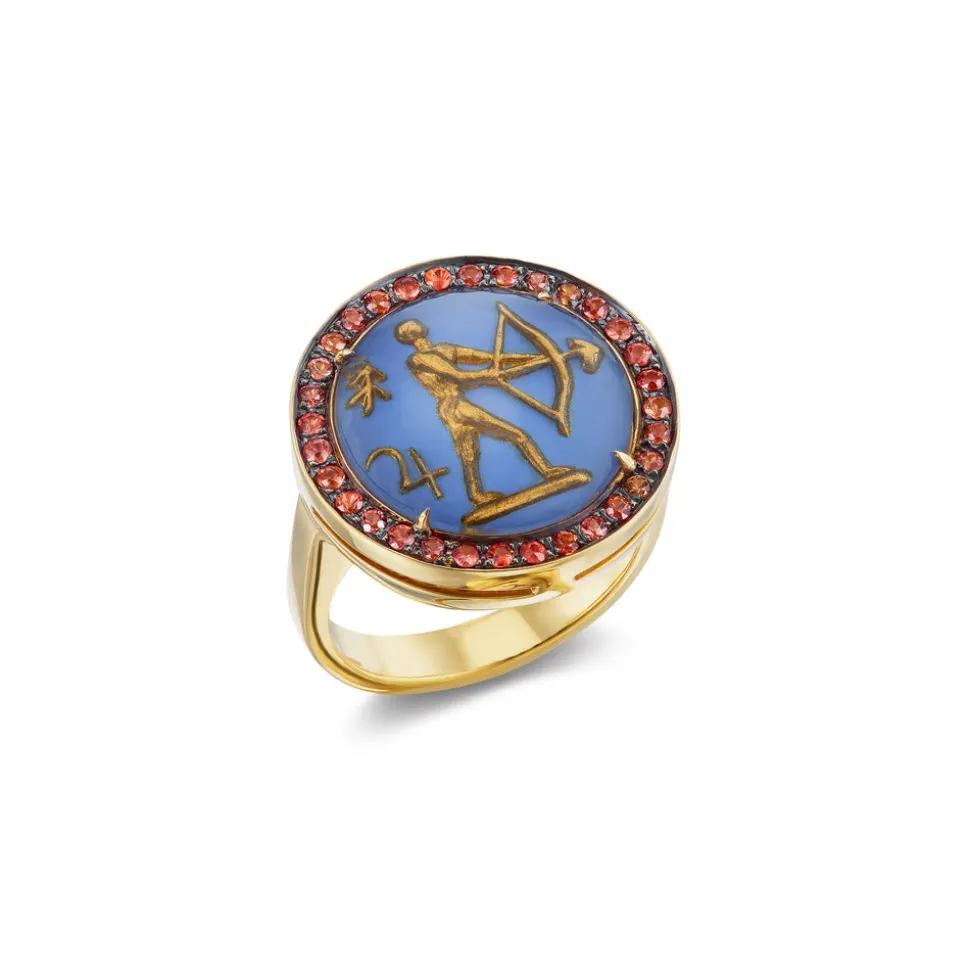 Being Crystal Sagittarius Ring