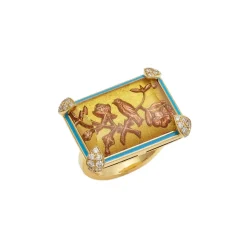 Being Golden Flower Ring