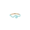 Blue Iris WOW Wave Ring
