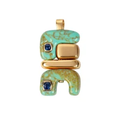 Blue Sapphire Fire Totem