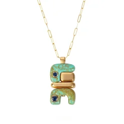 Blue Sapphire Fire Totem