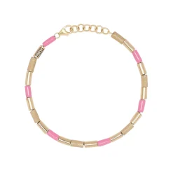 Bubblegum Pink Tubini Bracelet