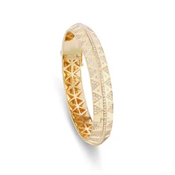 Chubby Talisman Diamond Pave Bangle