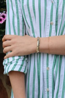 Chubby Talisman Diamond Pave Bangle
