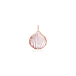 Classic Anadara Rose Quartz Shell Pendant