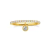 Dangly Diamond Full Band Ring