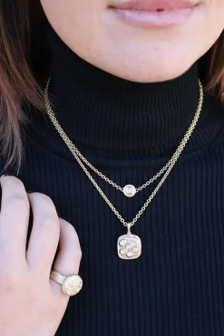Diamond Crown Necklace