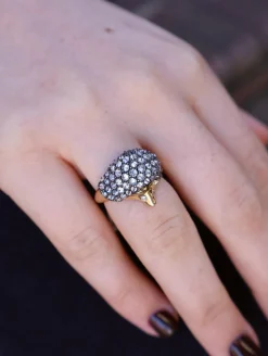 Diamond Hedgehog Ring
