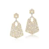 Diamond Heritage Hexagon Earrings