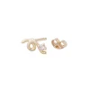 Diamond Mini Loop Earrings
