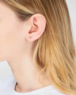 Diamond Mini Loop Earrings