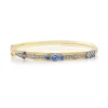 Diamond & Sapphire Arrow Bracelet
