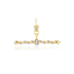 Diamond Twisted Rope T-bar