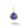 Double Skin Bezel Tanzanite Charm