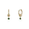 Emerald Zahra Hoop Earrings