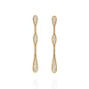 Fluid Diamond Earring