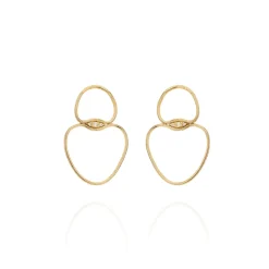 Fluid Diamond Small Chain Earrings