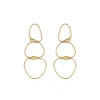 Fluid Diamonds Medium Chain Earrings