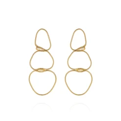 Fluid Diamonds Medium Chain Earrings