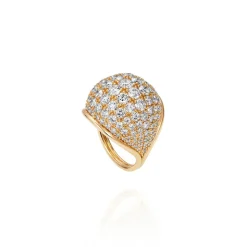 Fluid Diamonds Pave Ring