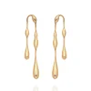 Fluid Gold Doubled Earrings