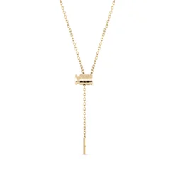 Gold Mini Latch Necklace