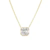 Illusion Asscher Diamond Pendant
