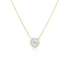 Illusion Round Diamond Pendant