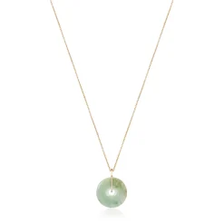 Jade Donut Pendant