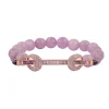 Kunzite and Lilac Ombre Chakra Bracelet