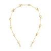 18KY Diamond Stick Chain