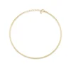 14KY 3mm Omega Necklace