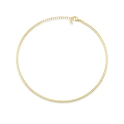 14KY 3mm Omega Necklace