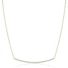 Large Diamond Smile Necklace
