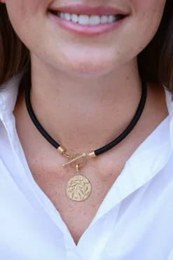 Large Divine Silk Toggle Choker