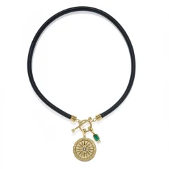 Large Divine Silk Toggle Choker
