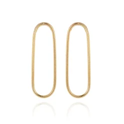 Large Single Chain Earrings