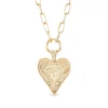 Large Southwestern Heart Charm