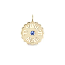 Large Tanzanite Ti Voglio Bene Charm