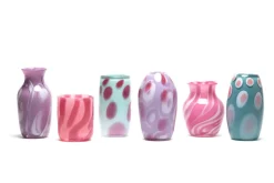 Lilac & White Vase