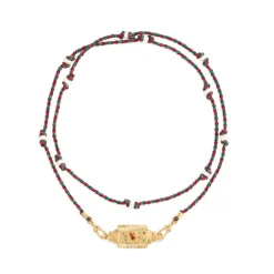 Love You Multicolored Sapphire Locket