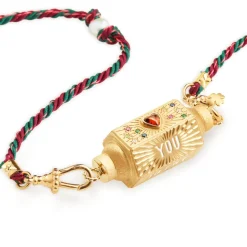 Love You Multicolored Sapphire Locket
