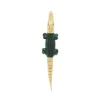 Malachite Alligator Bite Earring & Pendant