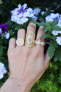 Mandala Coin Ring